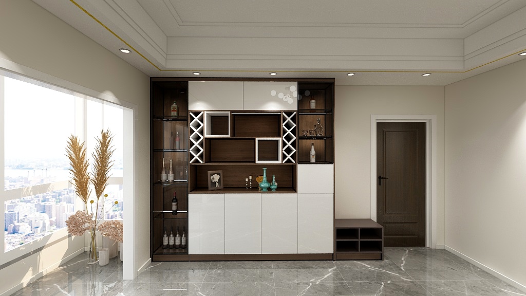 聆默-酒柜-装修设计方案
