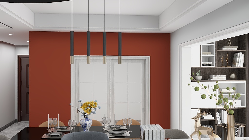 温暖的羊-龙湖观澜B3-装修设计方案