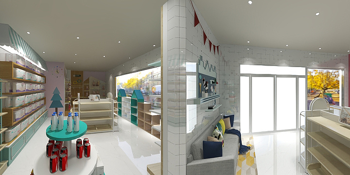 李威-萌芽小象专营店效果图-装修设计方案
