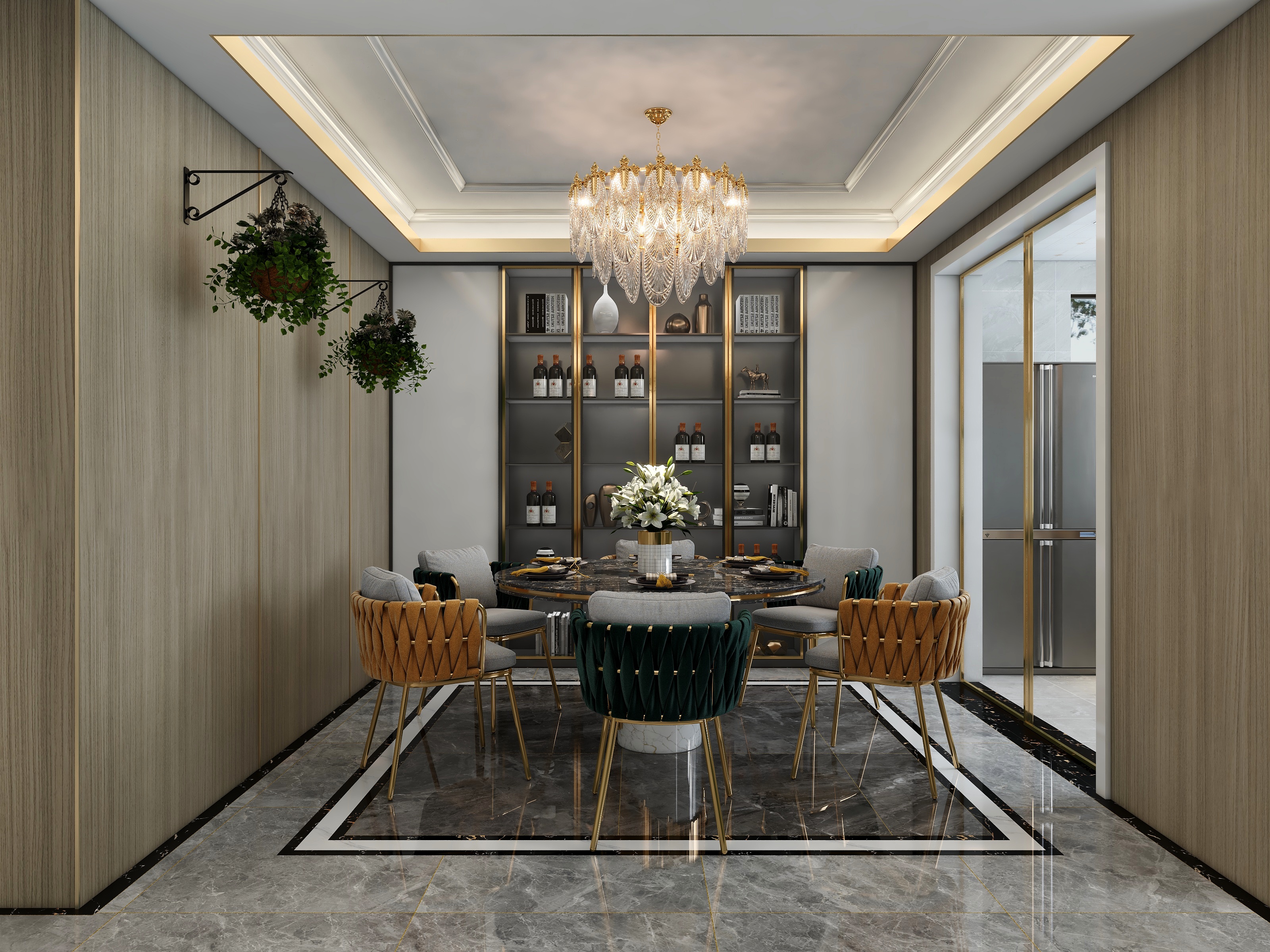 冲击太阳-轻奢装修效果图