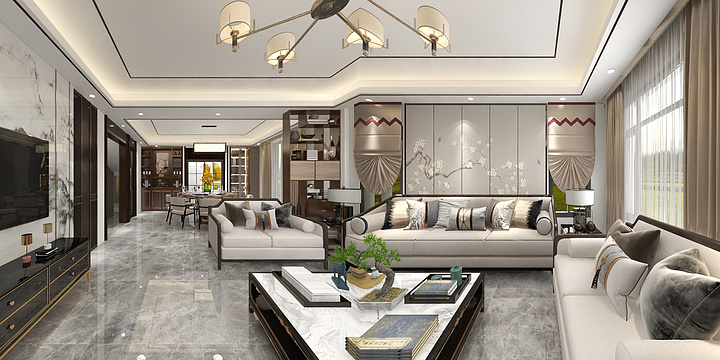 cq有若-东坑碧桂园邓总别墅-装修设计方案