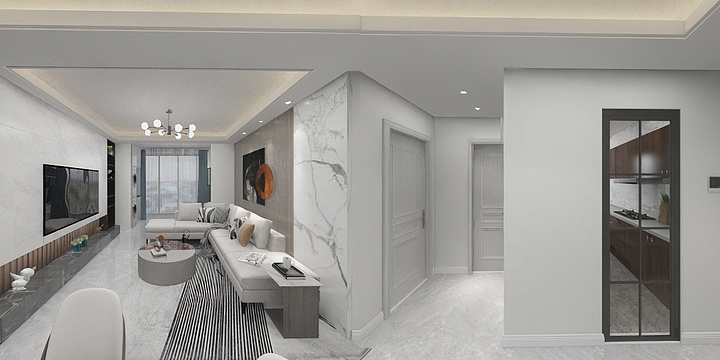 方仁俊的空间设计-天汇龙城-装修设计方案