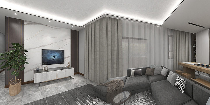 兔八姐-绿地与湖-全--装修设计方案