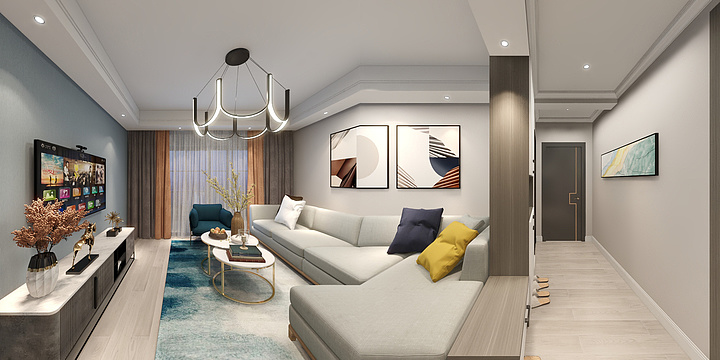 韓工-宏达装饰大溪地12-2-703-装修设计方案