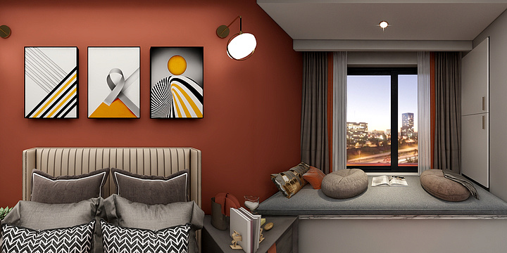 阳光囧-星悦城洪先生现代轻奢效果-装修设计方案