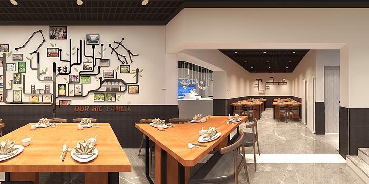 Joyce27-云淮小馆设计图-装修设计方案