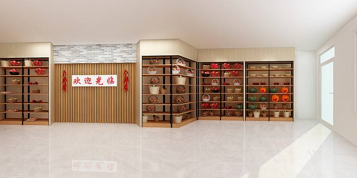 趋榕建筑装饰-海坤电子直播间-装修设计方案