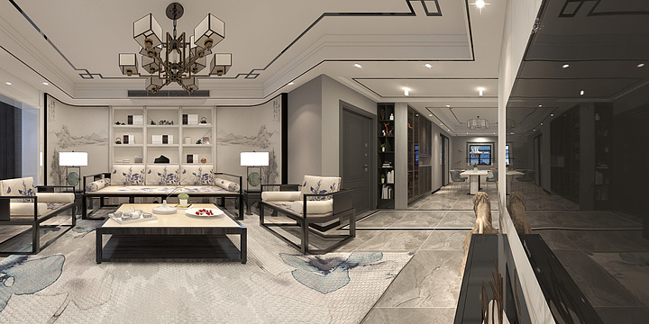 田园装饰工程有限公司-五洲-浩哥豪宅-装修设计方案