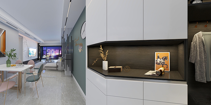 水月门建筑设计-金碧天下5-1-1204陈先生-装修设计方案