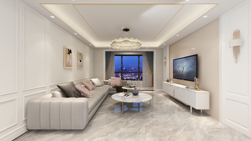 Real三石-龙湖三千里125m²装修效果图