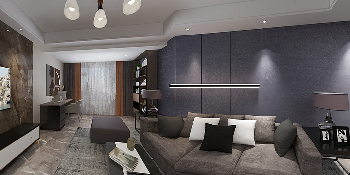 桑梓ZFWI-翡翠二期 三室两厅两卫304-装修设计方案