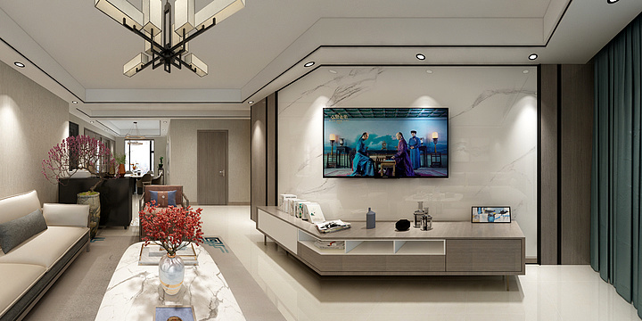 张毅-博森翰林城-新中式-人与自然-装修设计方案