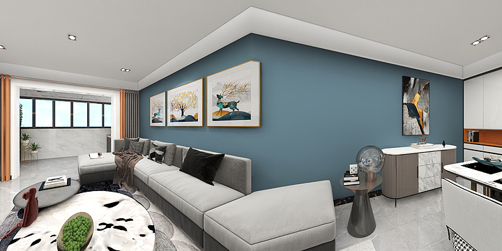 Lulu高级定制-莫府-效果图-装修设计方案