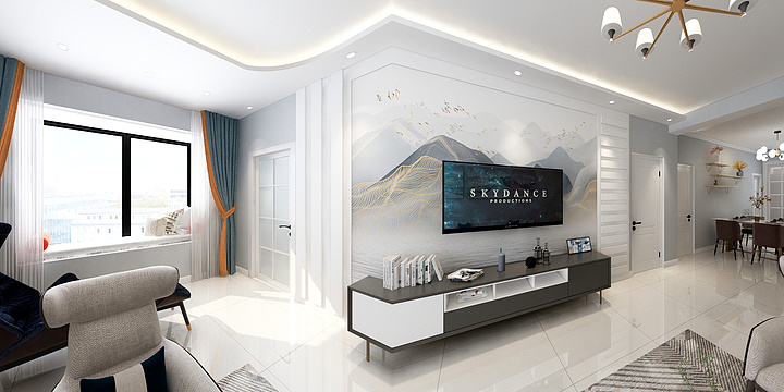 梦扬装饰aaa-怡田园装修效果图-装修设计方案