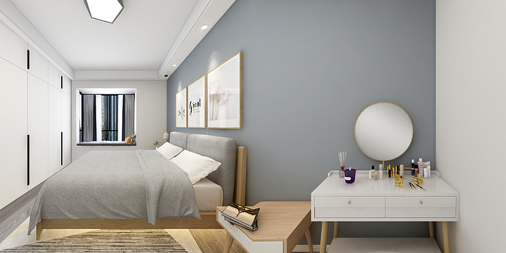 Minimalist Grey Bedroom Design Ideas