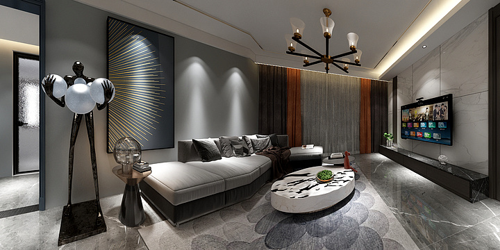 祥苑装饰设计总监刘强-开鸿梧桐郡张老师-装修设计方案