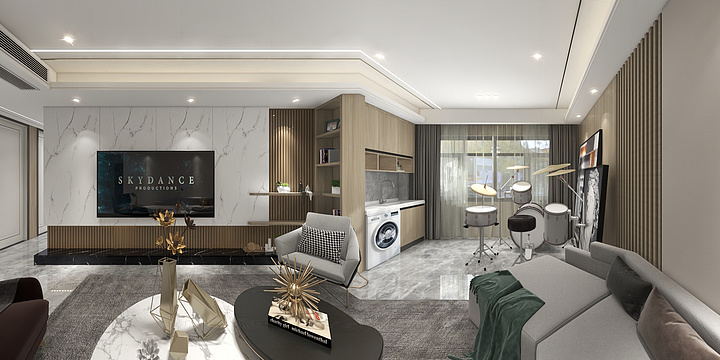 合纵連横-书香公馆-装修设计方案