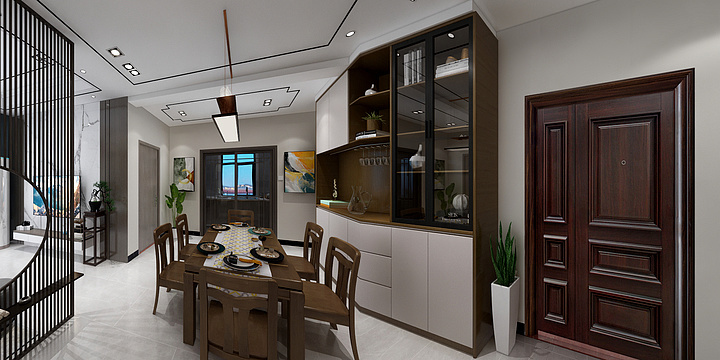 广西墨菲设计-京华公馆陈总5-1-1101-装修设计方案