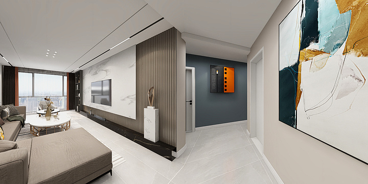 莱茵艾格整装-幸福名门C户型98-122-装修设计方案