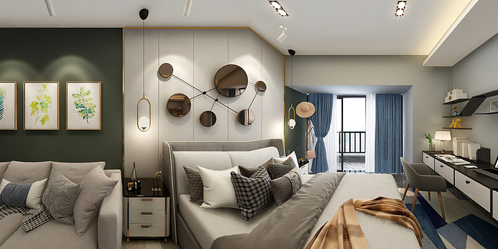 艺高设计公司-LOFT公寓02户型-装修设计方案