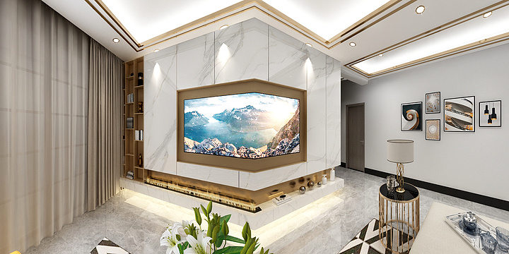 张18508324466-水木世家108.96现代轻奢-装修设计方案