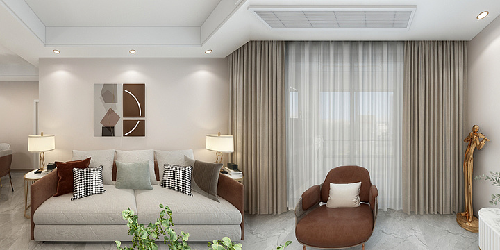 设计师秦思玮-海上五月花-装修设计方案