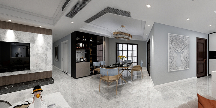 创艺设计师章俊洪cyRV-安居风希台-装修设计方案