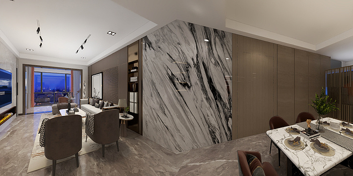 南充三宅装饰设计有限公司-柏亚滨江-装修设计方案