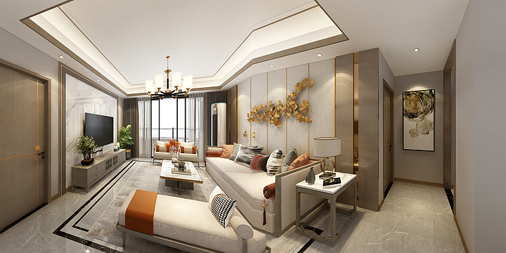 武哥13925243157-136m²新中式-装修设计方案