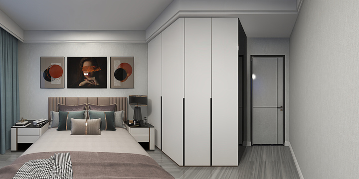 Masterzl张-亿美国际8-1001-主卧改-装修设计方案