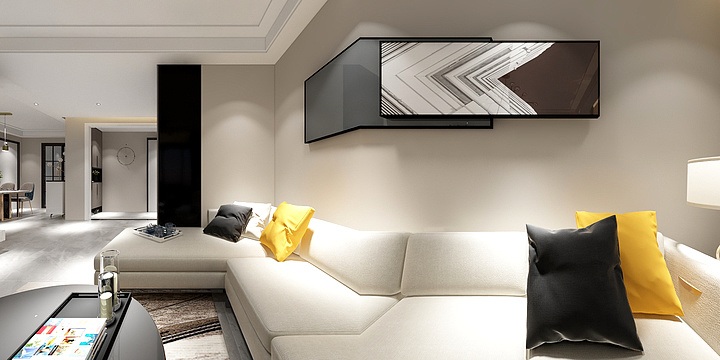 祥苑装饰设计总监刘强-橡树湾135平方3室2厅刘先生-装修设计方案