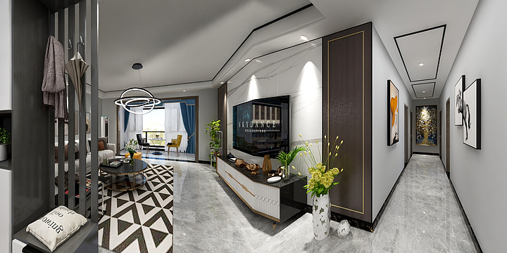 设计师艳子-和安家园周总雅居-现代-装修设计方案