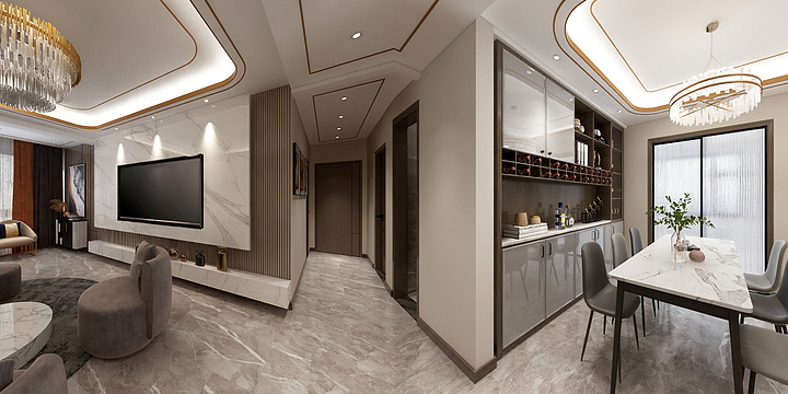 杨鑫-吾悦户型kjl-装修设计方案