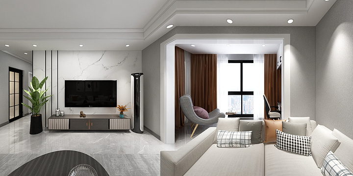 Sally杨心雨-上城华府2期4-703罗乾忠-装修设计方案