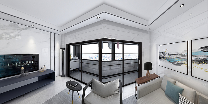 鑫启装饰王保林-众鑫三期西楼二楼西户-装修设计方案