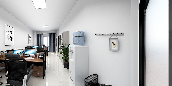 深圳独立设计师亦恒-珠海市盈德气体有限公司（办公室）-装修设计方案