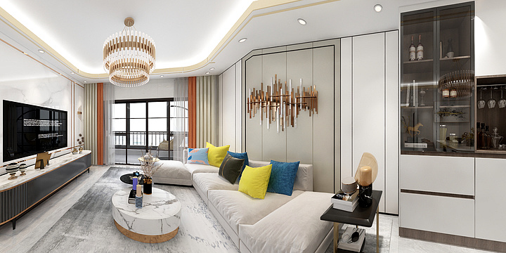 双筑装饰-新河中央-装修设计方案