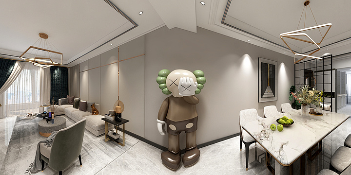 李欣荣-大华花园陈先生雅居-装修设计方案