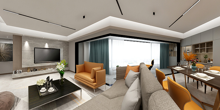 媛Usbk-礼悦东方4-2-3-1-装修设计方案