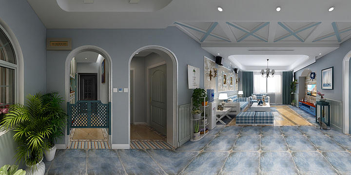 回锅肉PrQL-三室两厅两卫一厨—-装修设计方案