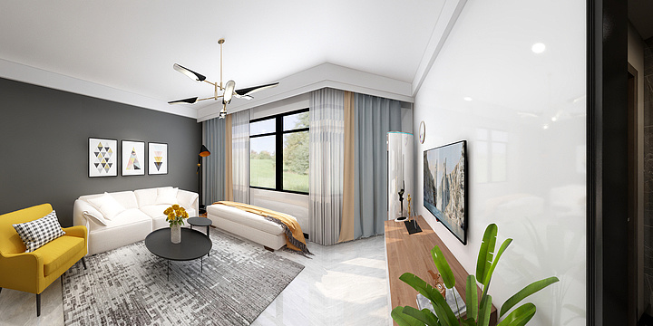 设计师窦伟-阳光城丽景湾-装修设计方案