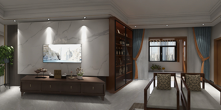 奕沐家居-蓝石大溪地-装修设计方案