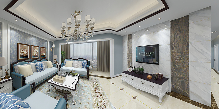 BruceJ-三居室-装修设计方案