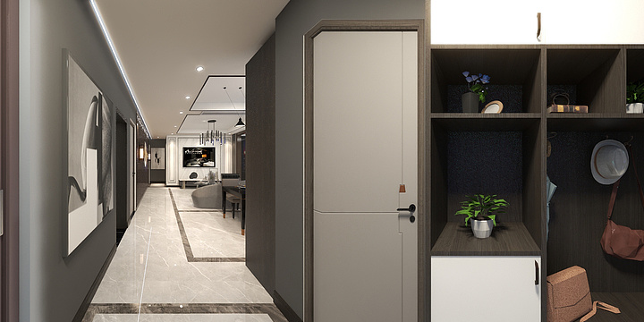 尚蓝小马-东城1号朱女士7栋1单元1703-装修设计方案