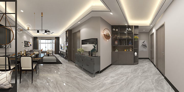 设计师项目76-119现代简约雅居-装修设计方案