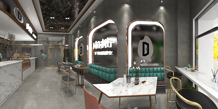 阿成丿哦-向柠（手作奶茶）-装修设计方案