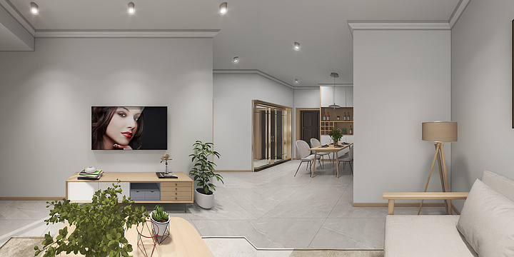 唤尔冰开-北欧原木风-装修设计方案