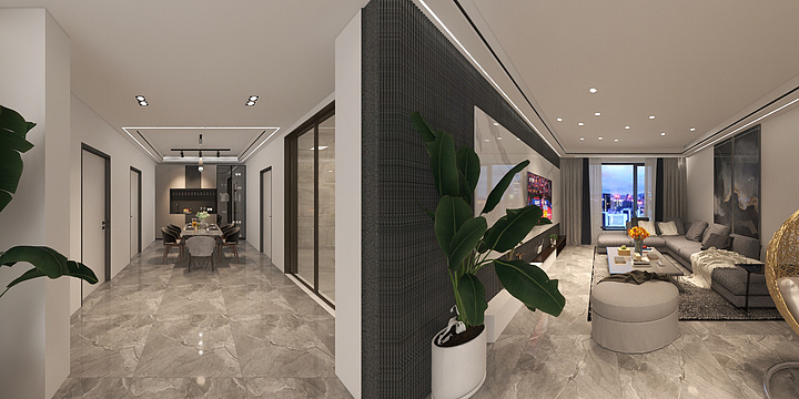 lonely烟-王云龙-装修设计方案