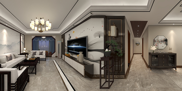 王朝UhMn-江湾国际谭总-副本-装修设计方案