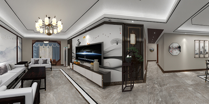 王朝UhMn-江湾国际谭总-装修设计方案